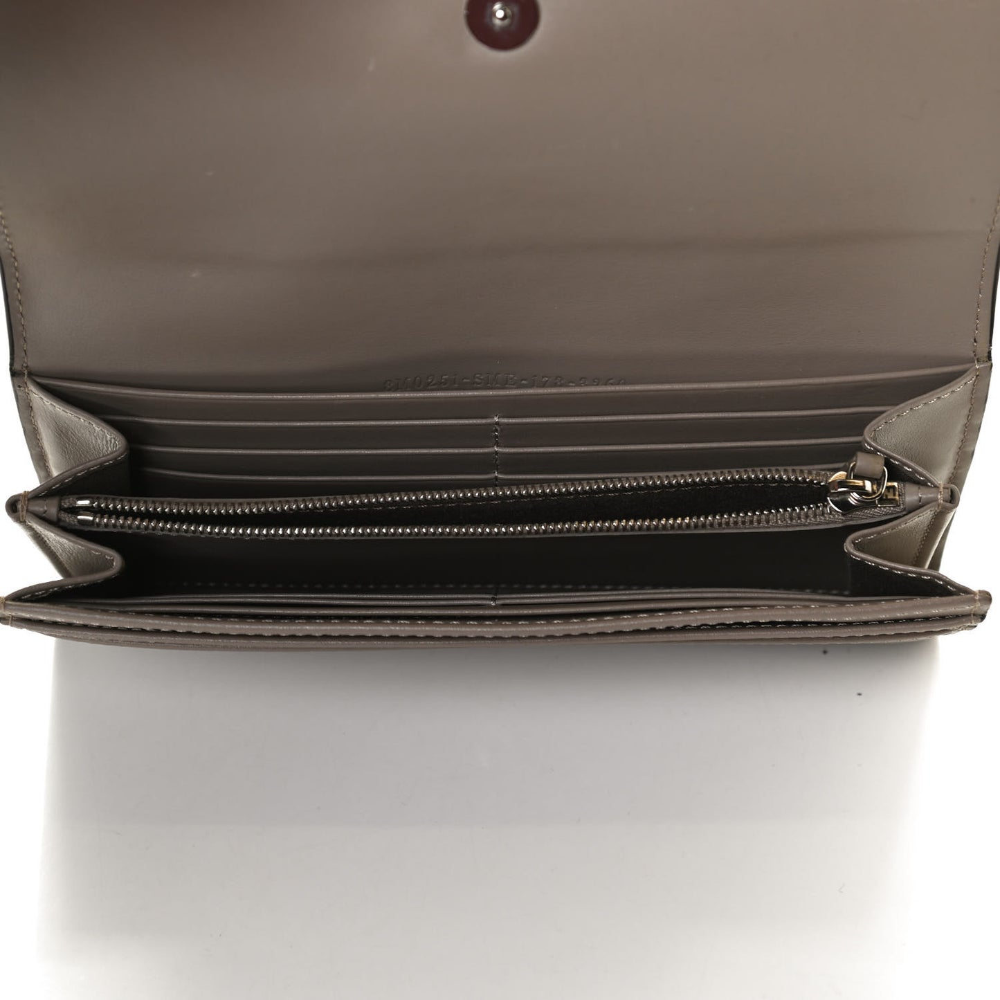 Vitello Liberty Century Lucido By The Way Continental Wallet Tortora