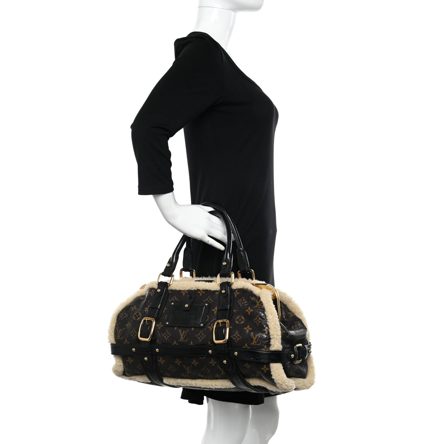 Monogram Shearling Storm Bag