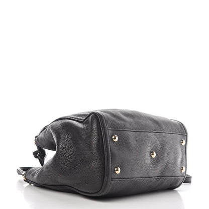 Gucci Pebbled Calfskin Small Soho Shoulder Bag Black 4 of 9
