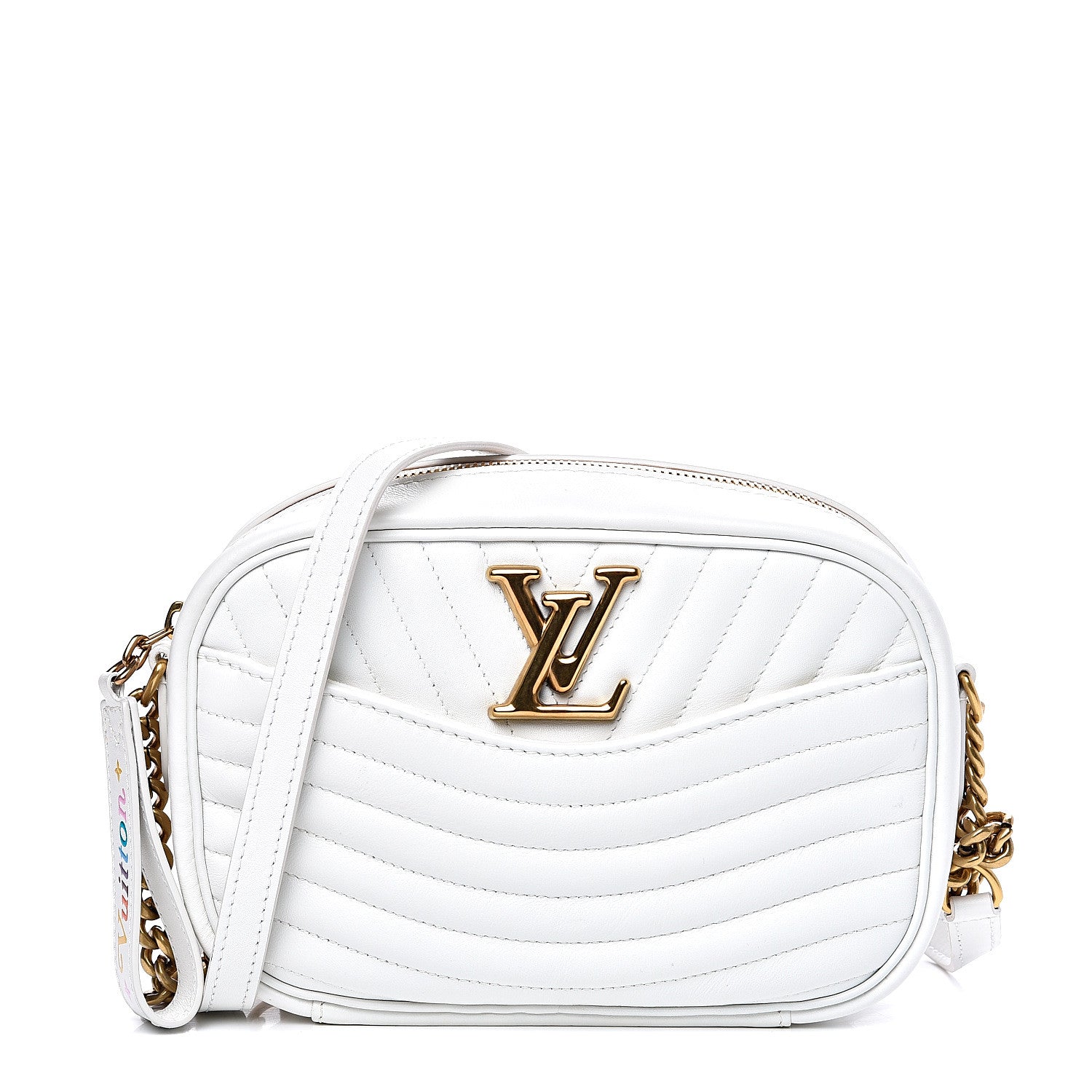 Louis Vuitton Calfskin New Wave Camera Bag White 1 of 10