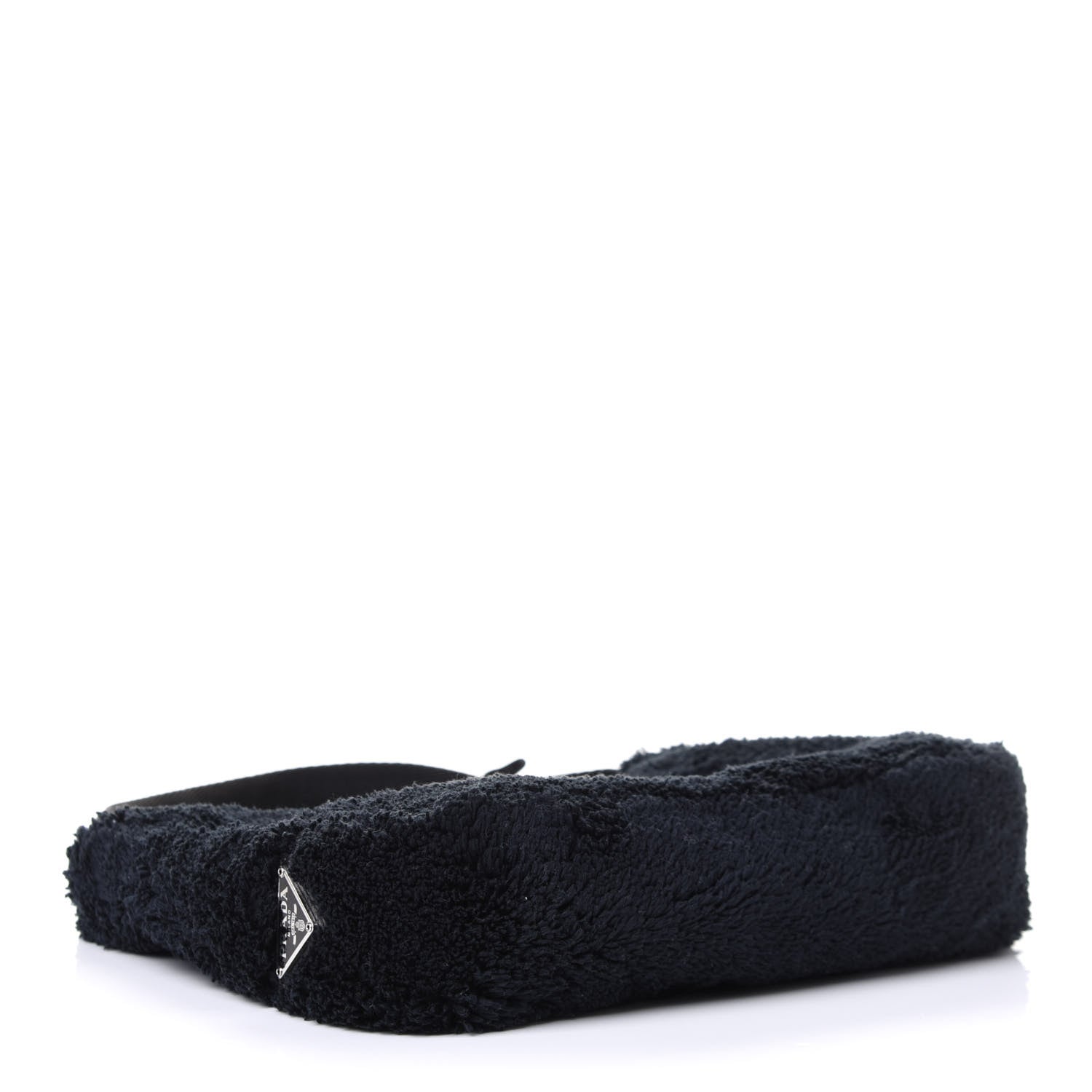 Prada Terry Cloth Mini Re-Edition 2000 Bag Black White 3 of 4