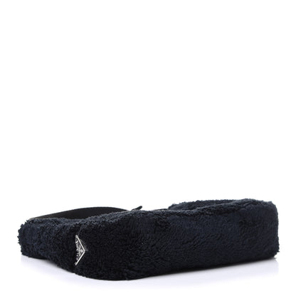 Prada Terry Cloth Mini Re-Edition 2000 Bag Black White 3 of 4