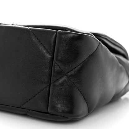 Chanel Lambskin Quilted Medium Chanel 19 Flap So Black 10 of 10