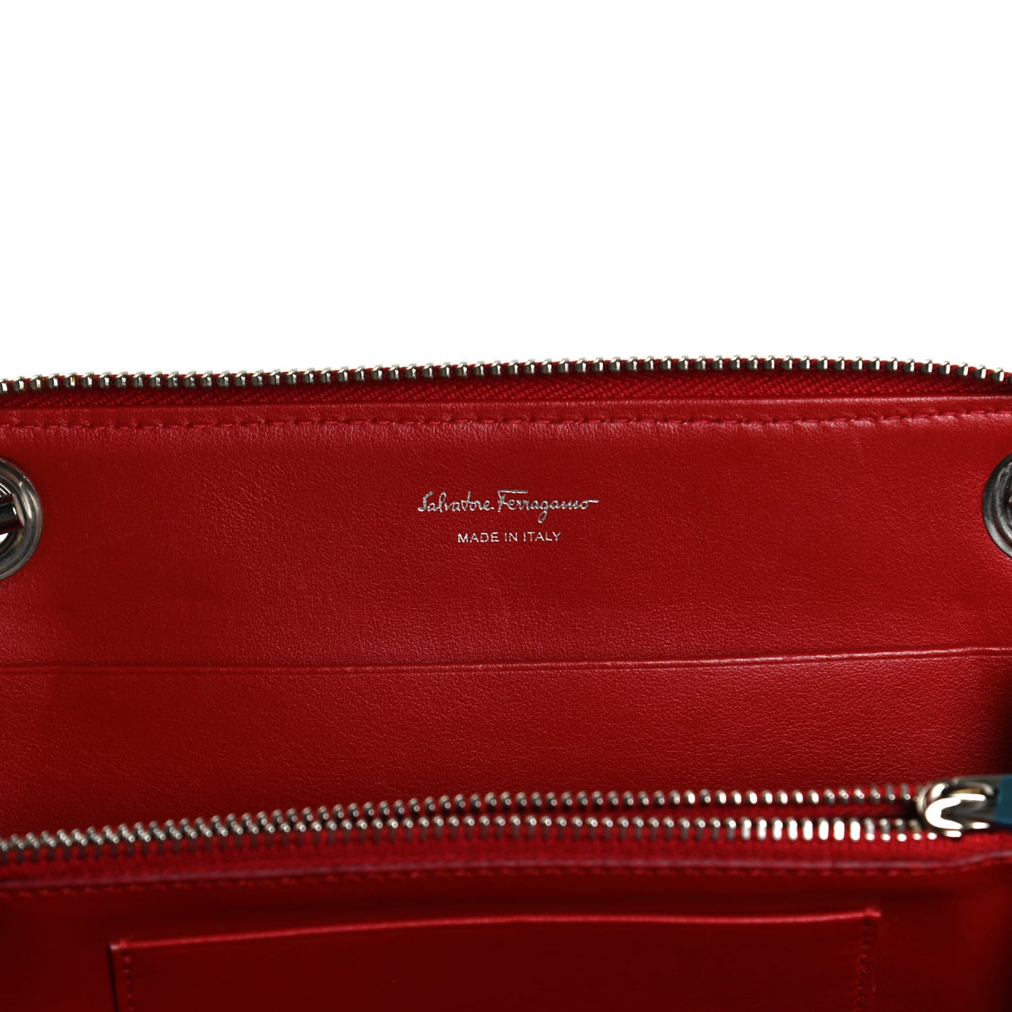 Velvet Quilted Gancini Wallet on Chain