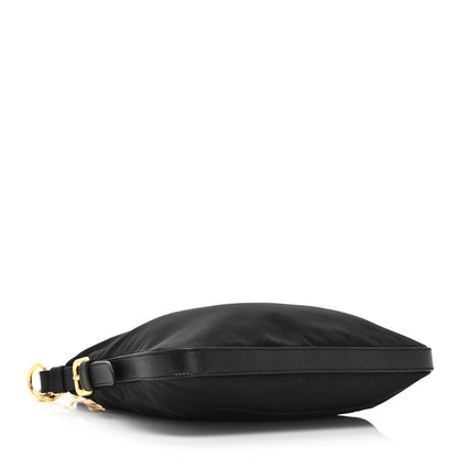 Prada Tessuto Nylon Saffiano Small Crossbody Bag Black 4 of 10