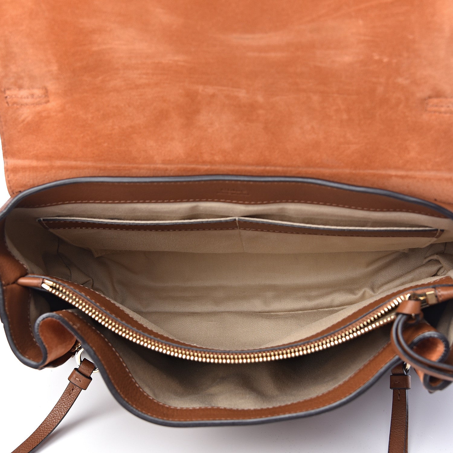 Chloe Calfskin Medium Faye Day Shoulder Bag Tan 5 of 11