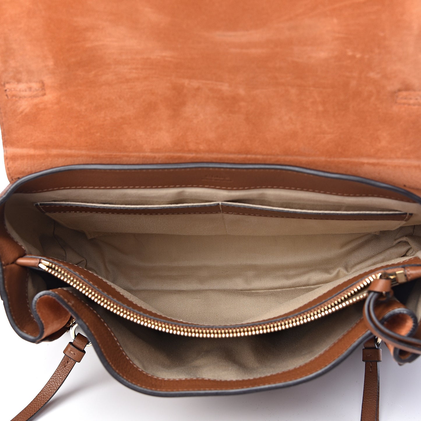 Calfskin Medium Faye Day Shoulder Bag Tan