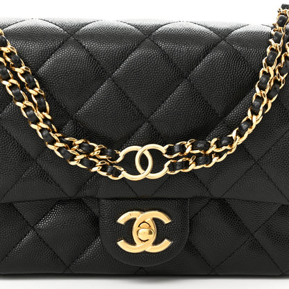 Chanel Caviar Quilted Mini CC You Flap Black 7 of 10