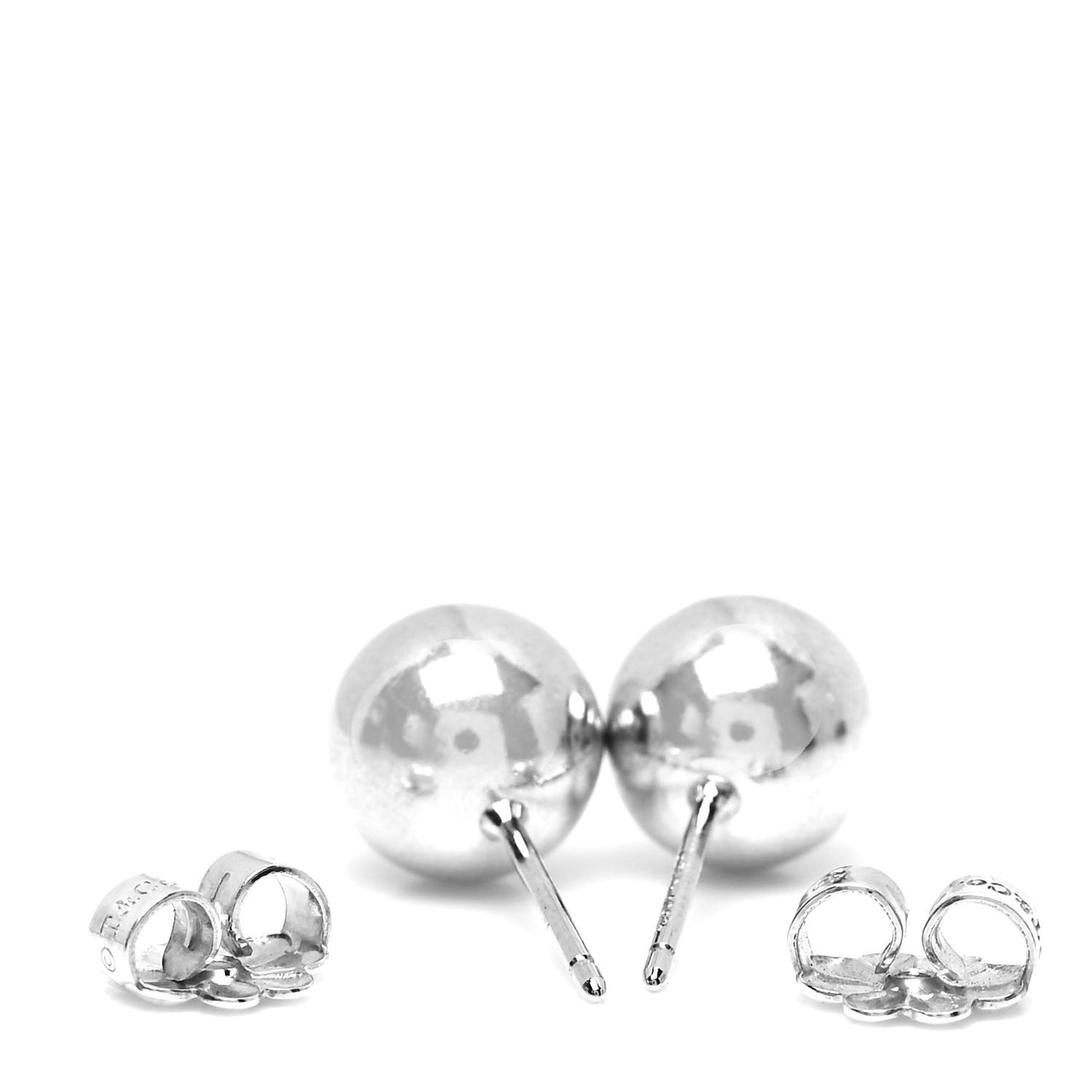 Sterling Silver 8mm HardWear Ball Earrings
