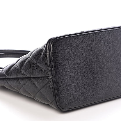Chanel Caviar Quilted Medallion Tote Black 10 of 12