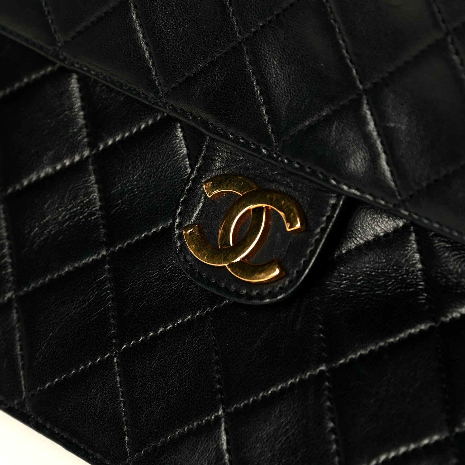 Chanel Lambskin Quilted Jumbo Single Flap Black 7 of 7