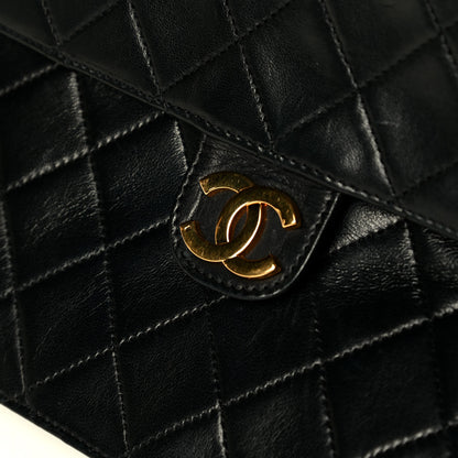Chanel Lambskin Quilted Jumbo Single Flap Black 7 of 7