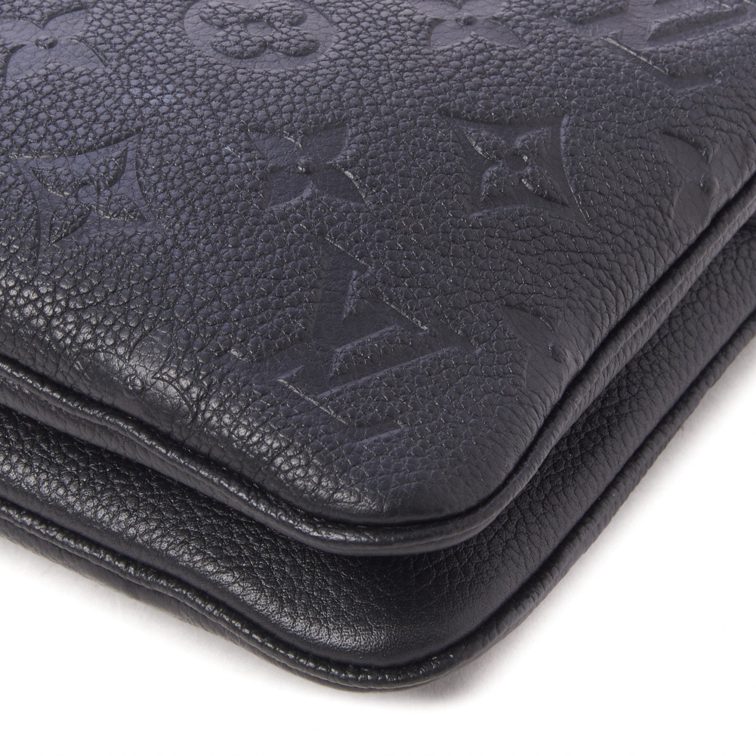 Louis Vuitton Empreinte Double Zip Pochette Black 5 of 9