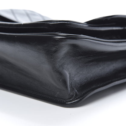 Saint Laurent Crinkled Calfskin Matelasse Monogram Medium Niki Chain Satchel Black 9 of 11
