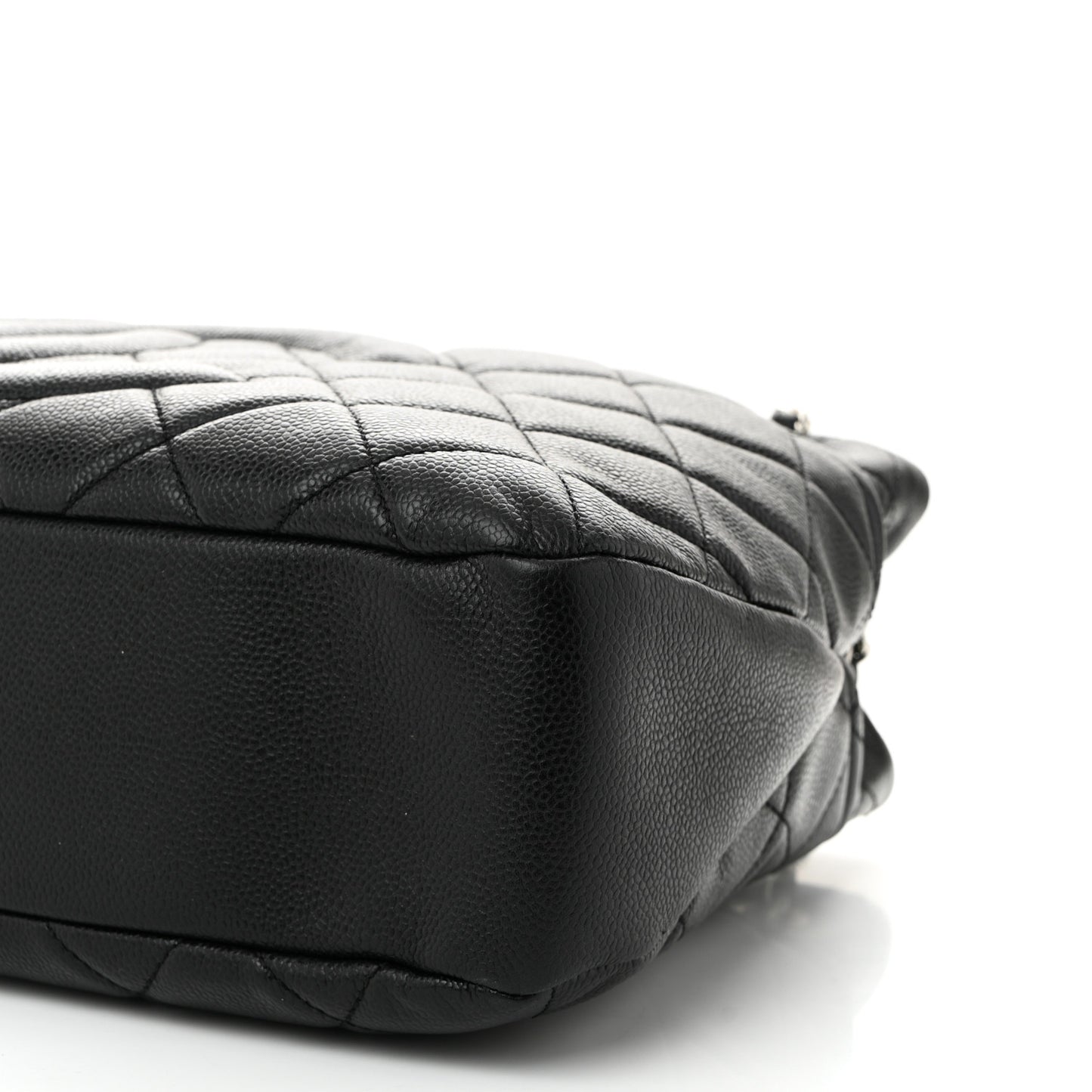 Caviar Quilted Timeless CC Soft Tote Black