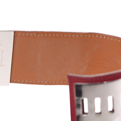 Hermes Swift Collier de Chien CDC Bracelet M Rubis 6 of 9