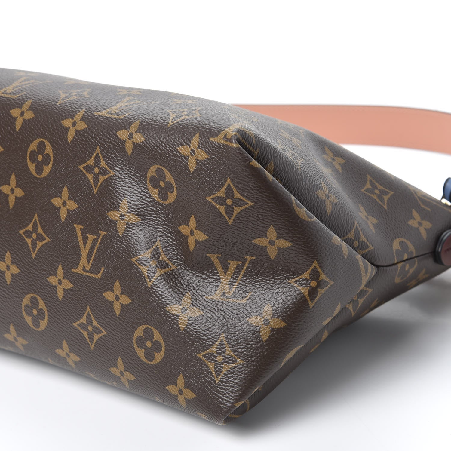 Louis Vuitton Monogram Beaubourg Hobo Mini Bordeaux Red Peach Safran Blue Jean Blue 6 of 9