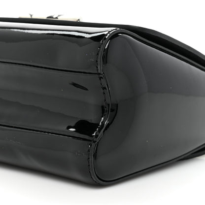 Louis Vuitton Patent Monogram Twist Shoulder Bag PM Black 8 of 14