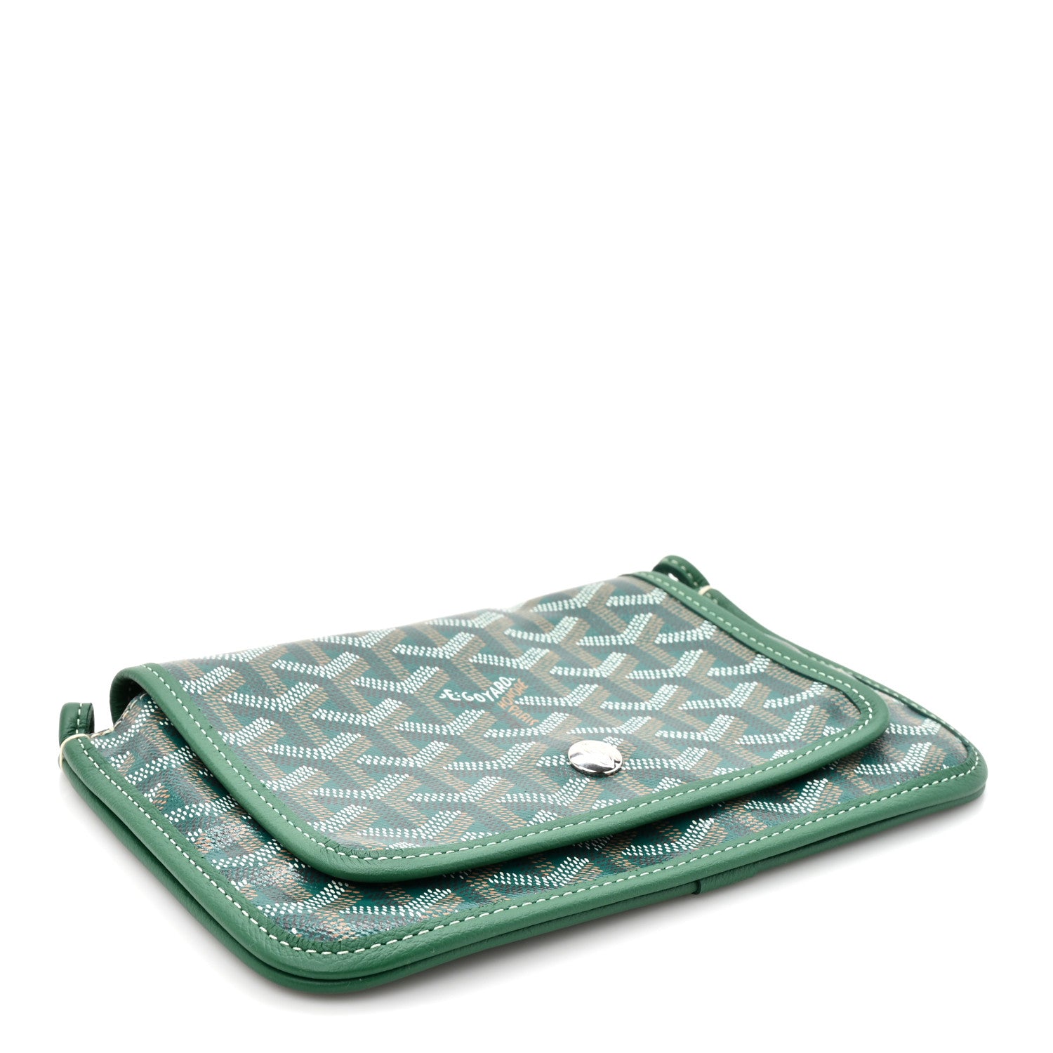 Goyard Goyardine Plumet Wallet Clutch Green 4 of 10