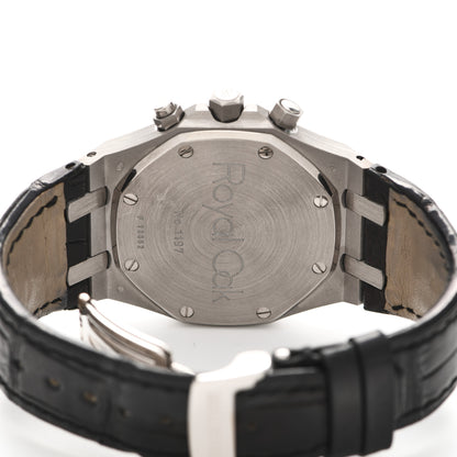 Audemars Piguet 18K White Gold Alligator 39mm Royal Oak Automatic Watch 26022BC.OO.D002CR.01 4 of 7