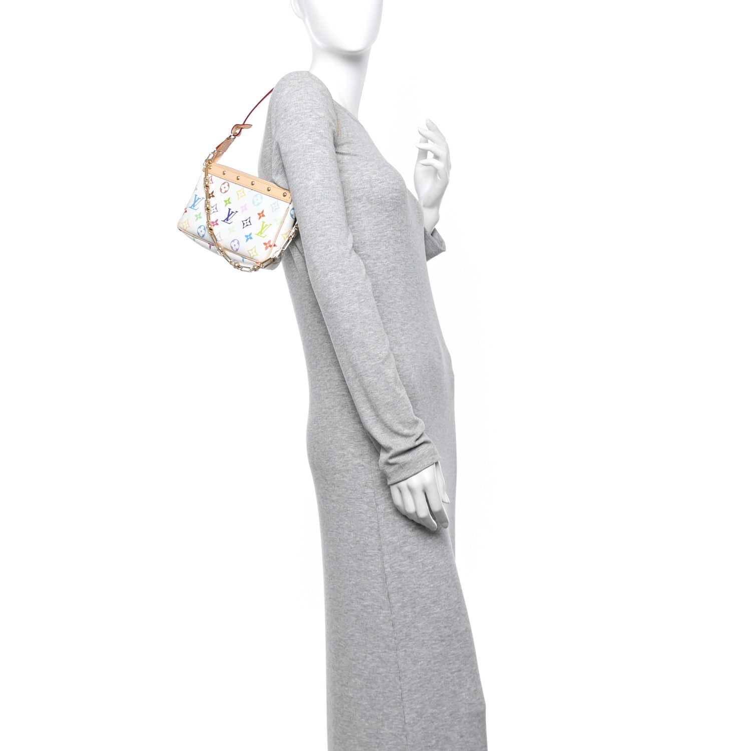 Louis Vuitton LV X TM Monogram Multicolor Pochette Accessories White 2 of 10
