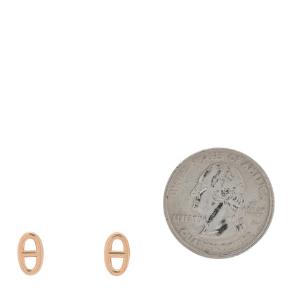 Hermes 18K Rose Gold TPM Farandole Stud Earrings 2 of 5