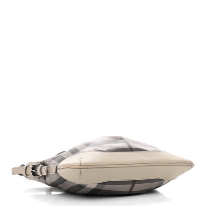 Burberry Smoked Check Hartham Shoulder Bag Trench 4 of 15