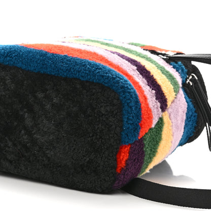 Fendi Shearling Monster Backpack Multicolor Black 10 of 10
