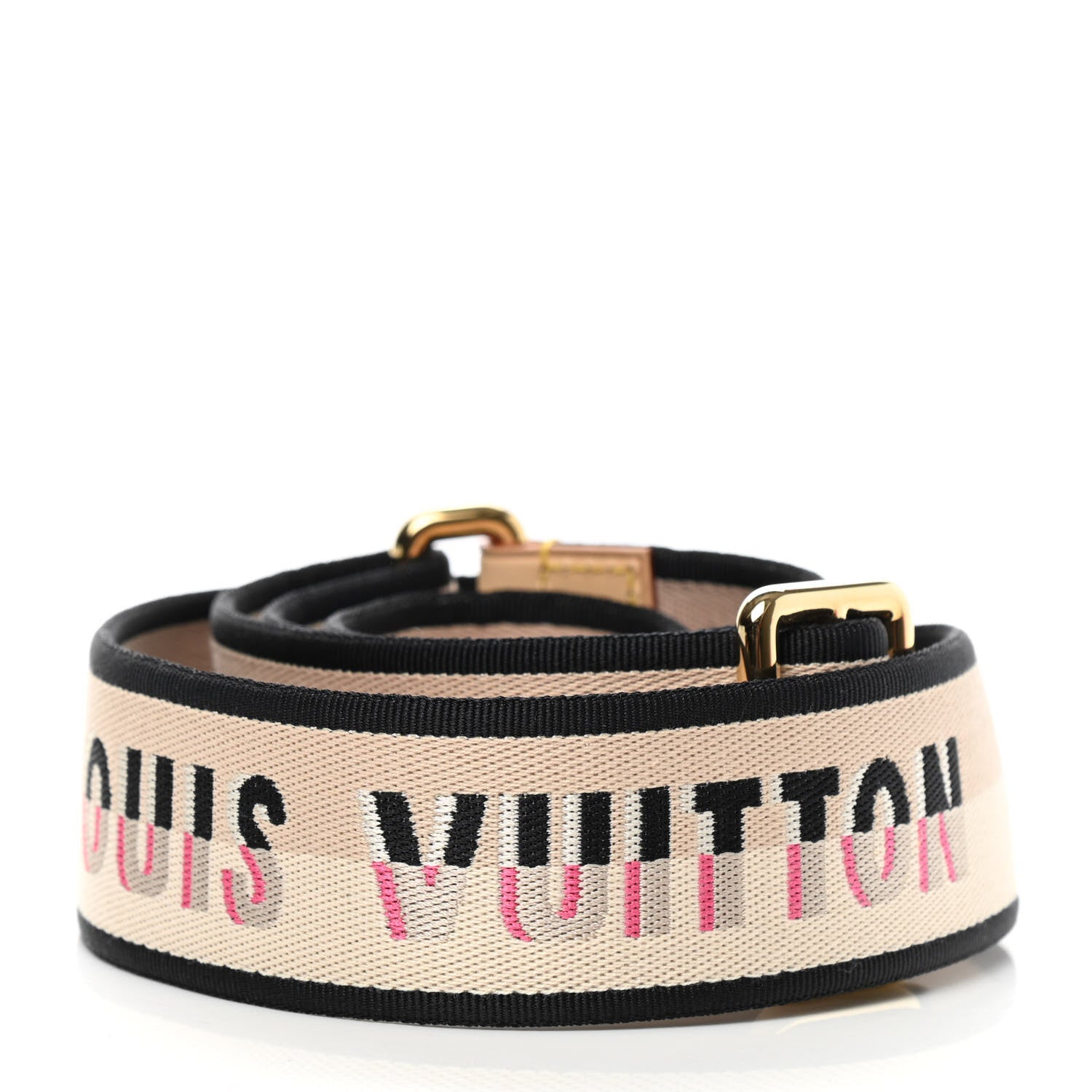 Louis Vuitton Jacquard Speedy Bandouliere 20 Shoulder Strap Black 2 of 4