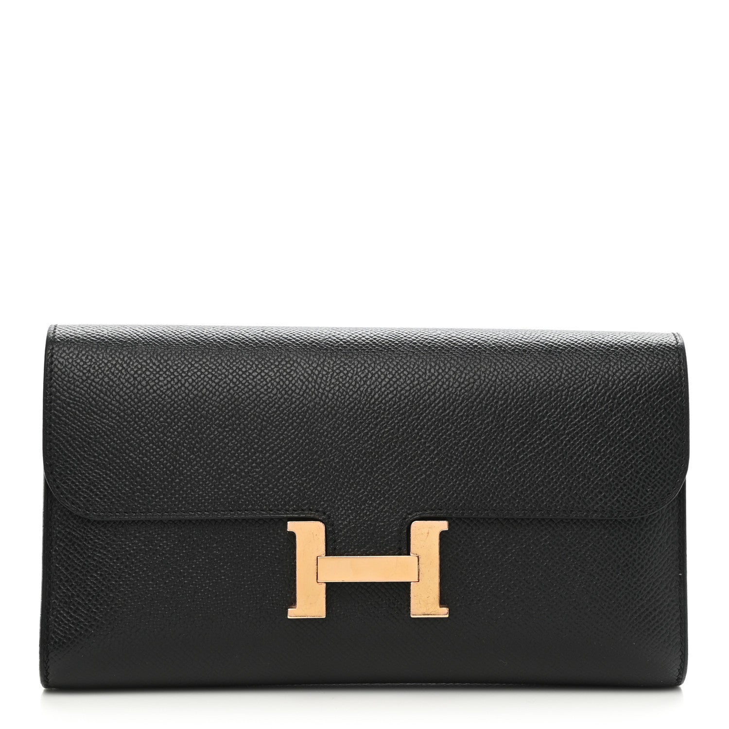 Hermes Epsom Constance Long Wallet Black 1 of 8