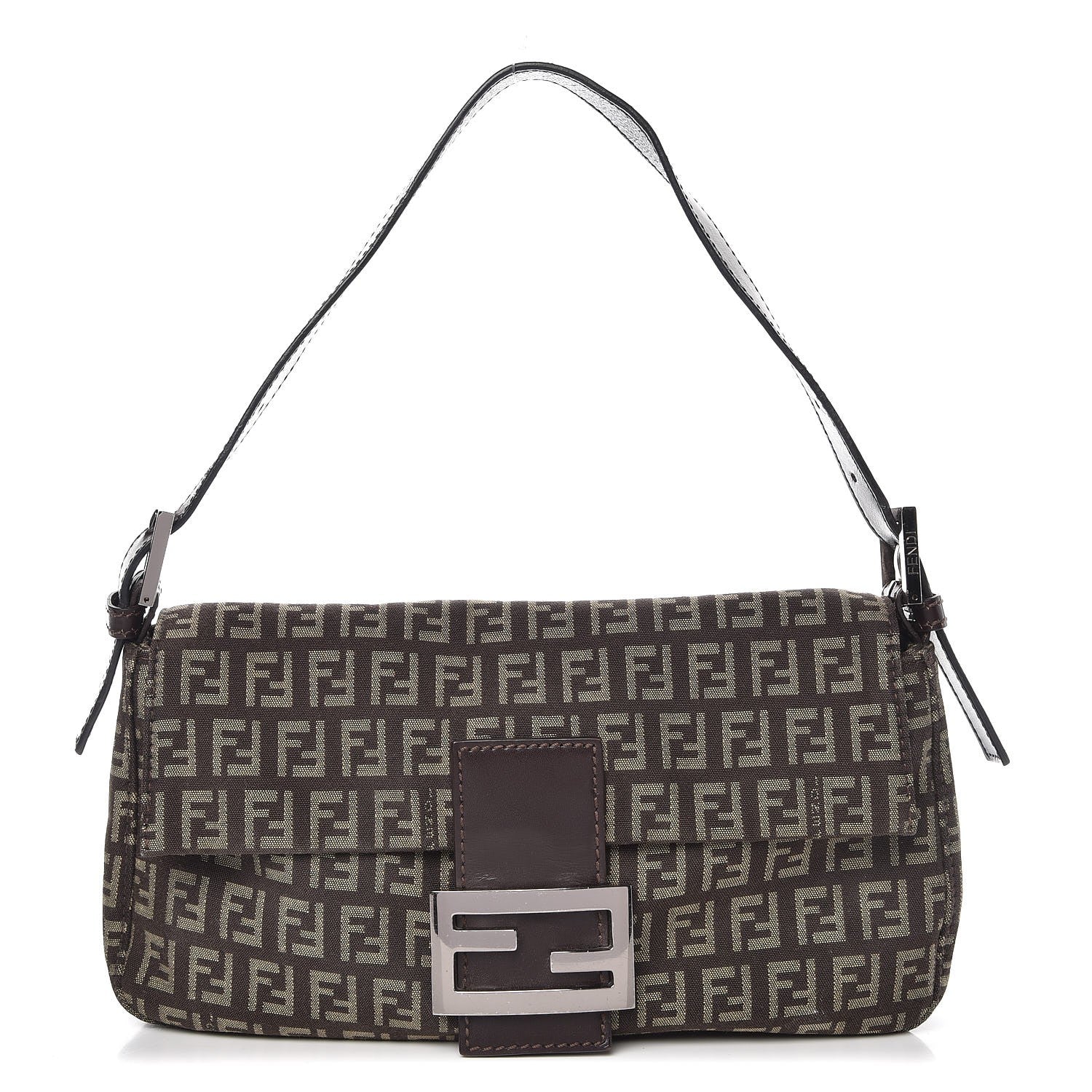 Fendi Zucchino Baguette Tobacco 1 of 8