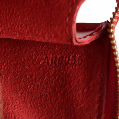 Louis Vuitton Epi Pochette Accessories 24 Castillan Red 7 of 8