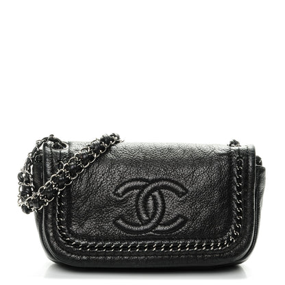 Chanel Deerskin Small Luxe Ligne Flap Black 1 of 7
