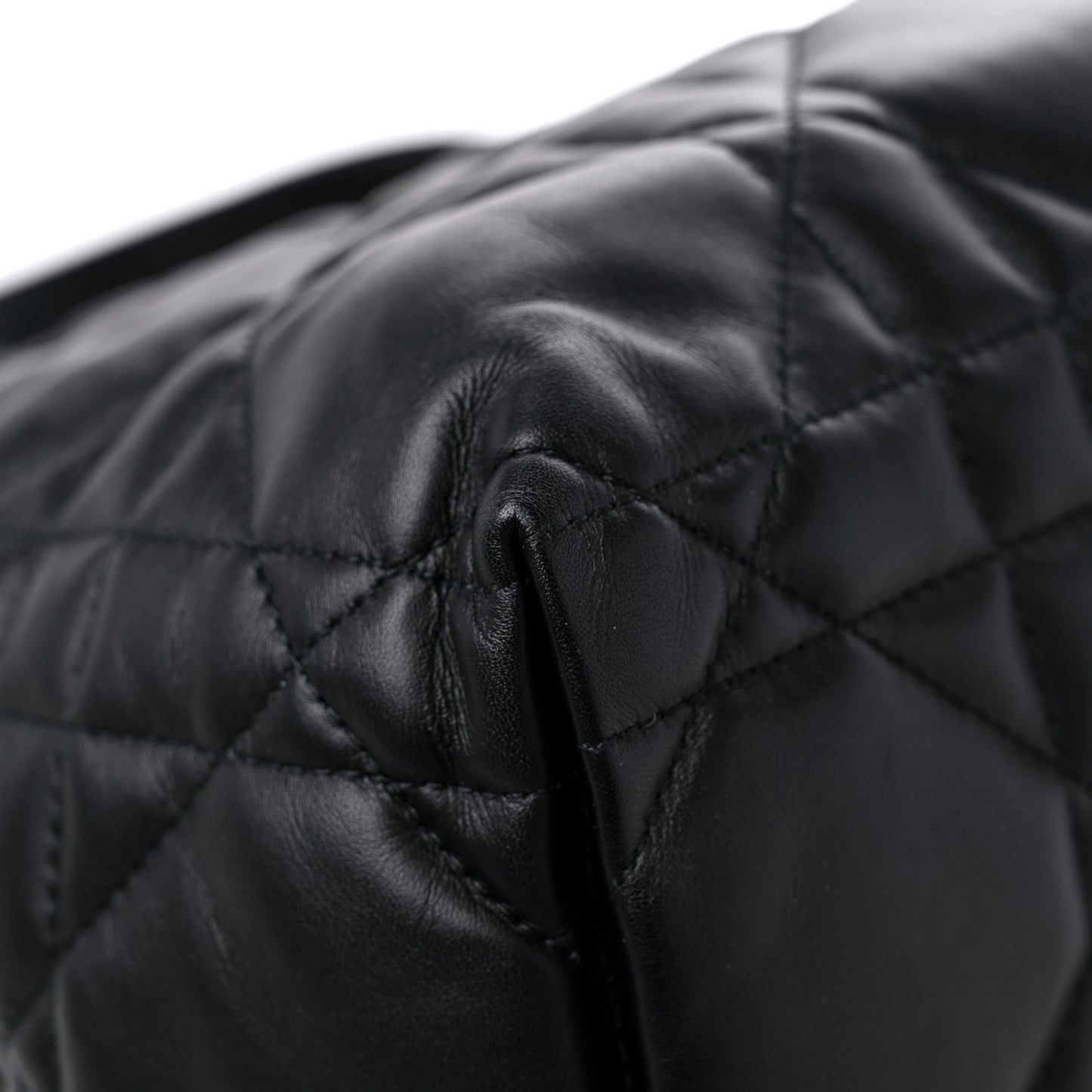 Calfskin Macrocannage Large Toujours Black