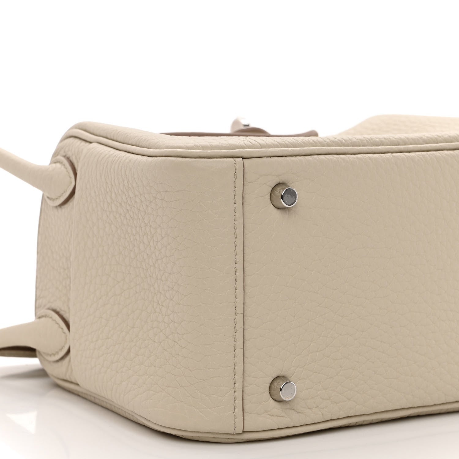 Hermes Taurillon Clemence Mini Lindy 20 Beton 9 of 12