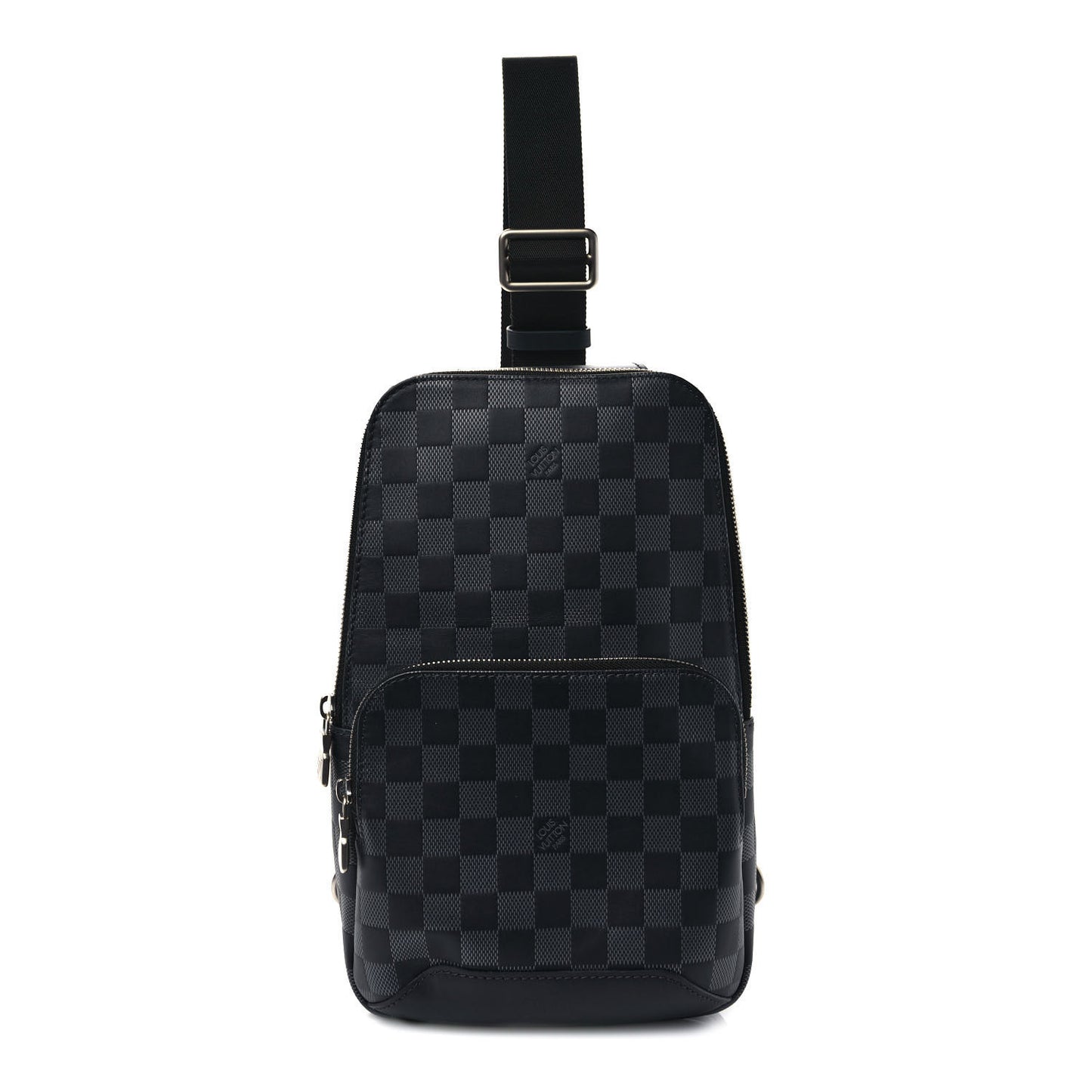 Damier Infini Avenue Sling Bag Astral Silver