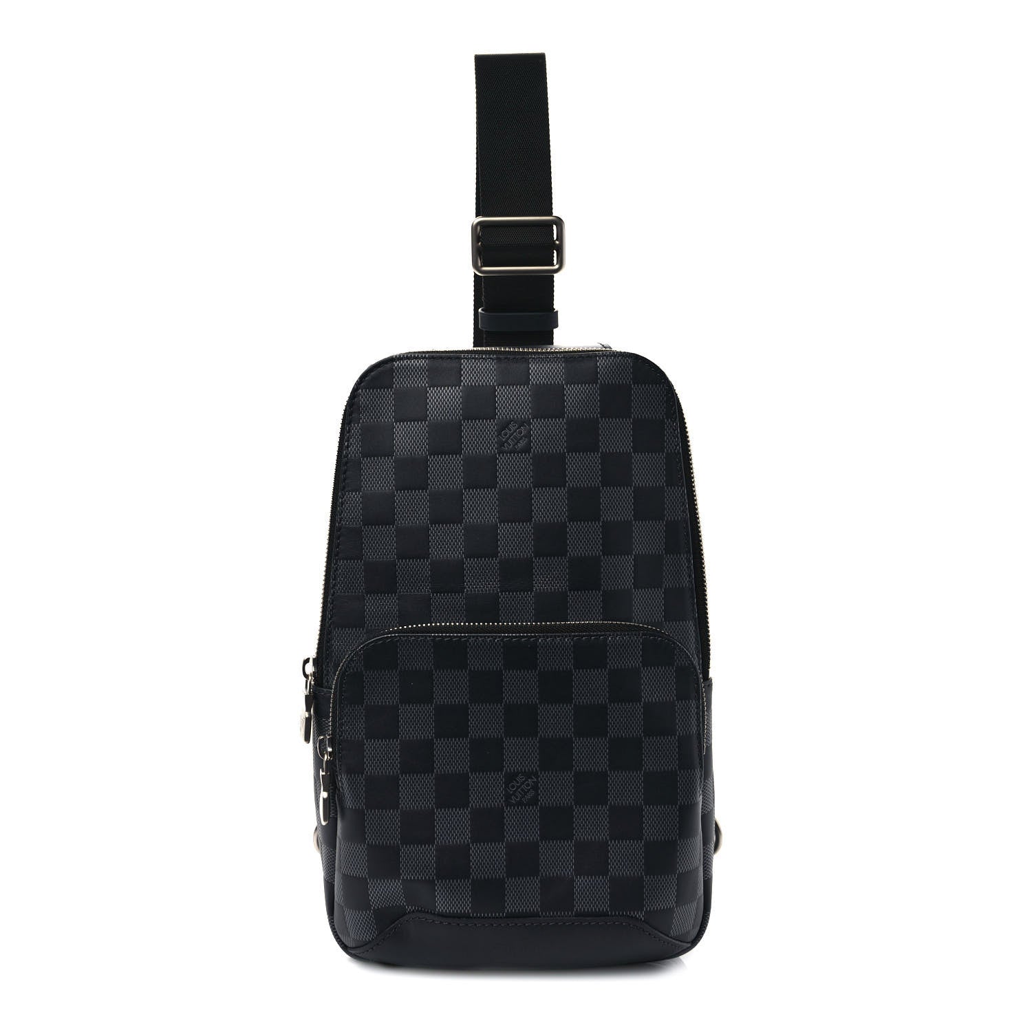 Louis Vuitton Damier Infini Avenue Sling Bag Astral Silver 1 of 8