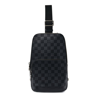 Louis Vuitton Damier Infini Avenue Sling Bag Astral Silver 1 of 8