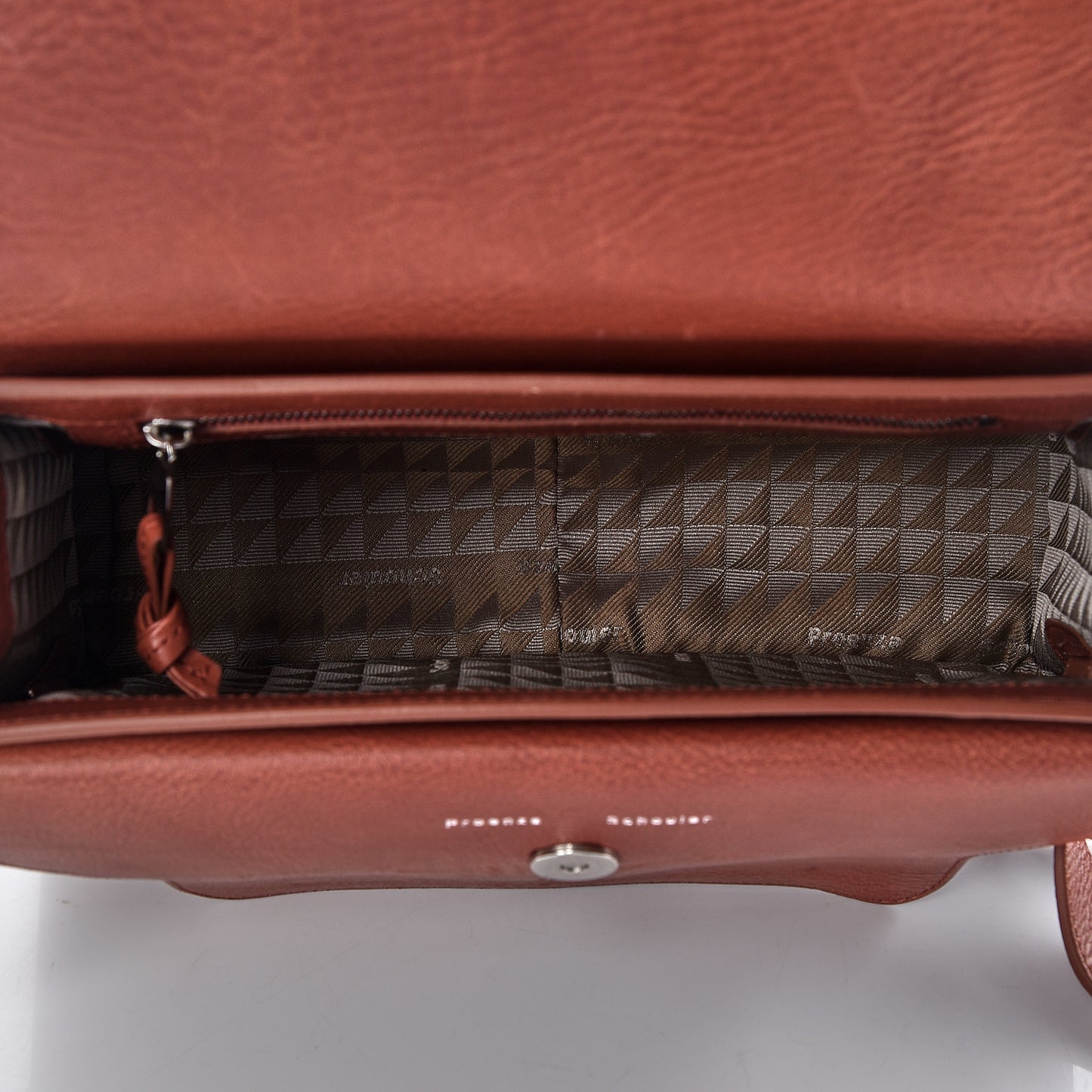 Calfskin PS11 Classic Shoulder Bag Saddle