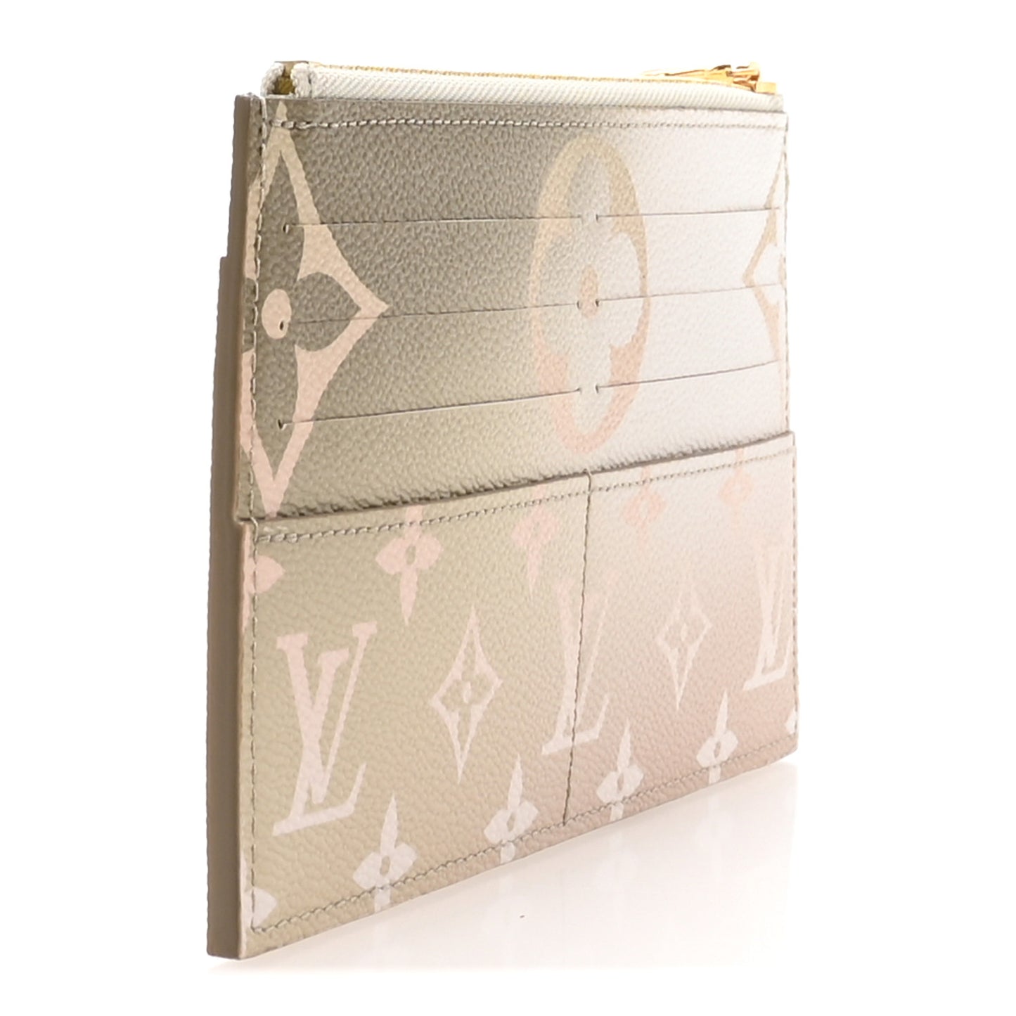 Monogram Giant Spring In The City Slim Purse Sunset Kaki