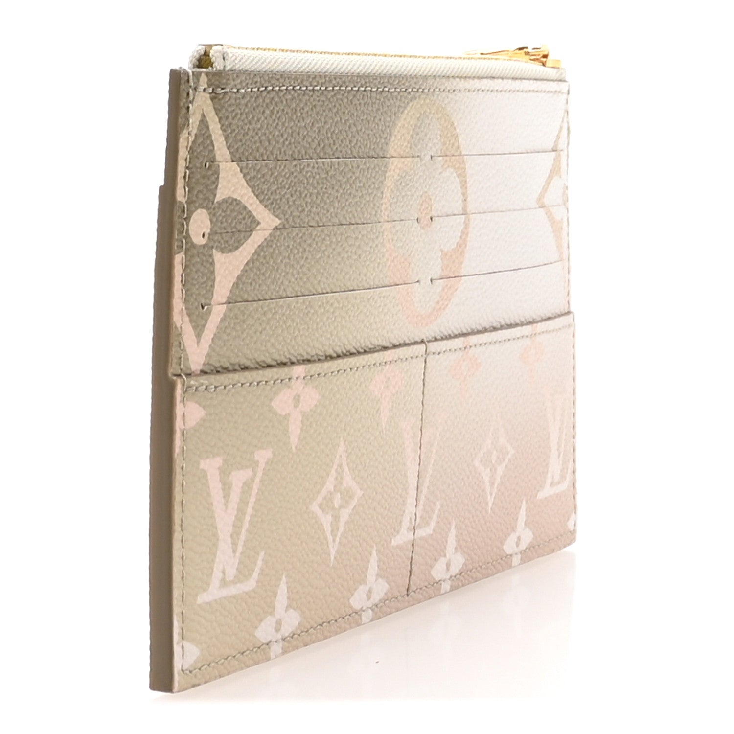Louis Vuitton Monogram Giant Spring In The City Slim Purse Sunset Kaki 3 of 6