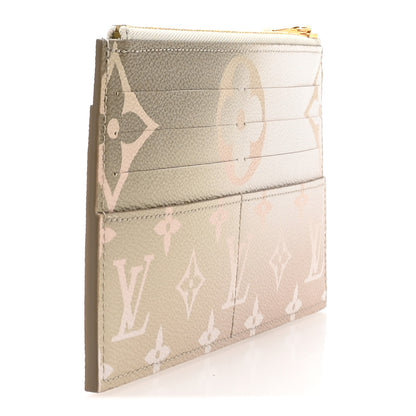 Louis Vuitton Monogram Giant Spring In The City Slim Purse Sunset Kaki 3 of 6