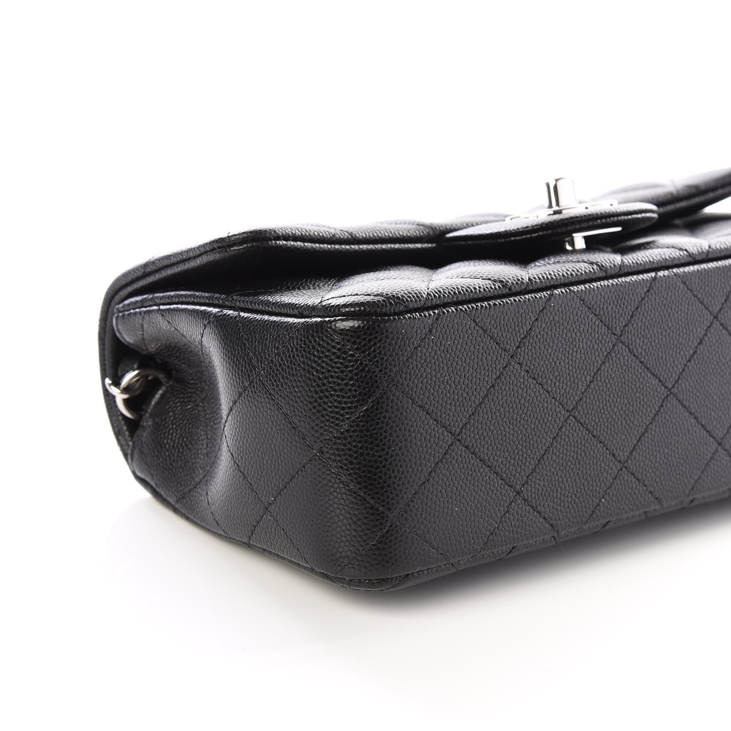 Chanel Caviar Quilted Mini Rectangular Flap Black 5 of 9