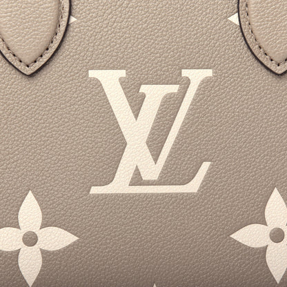 Louis Vuitton Empreinte Monogram Giant Onthego PM Tourterelle Creme 10 of 10