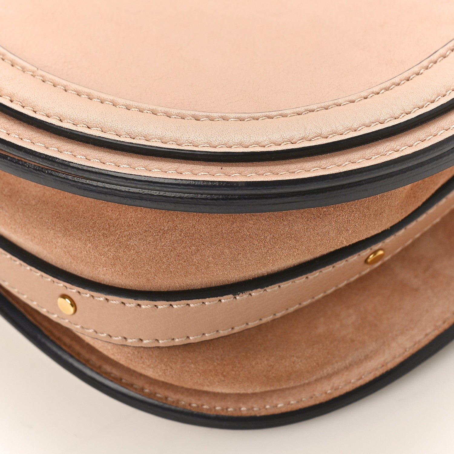 Chloe Calfskin Suede Medium Nile Bracelet Bag Biscotti Beige 8 of 8