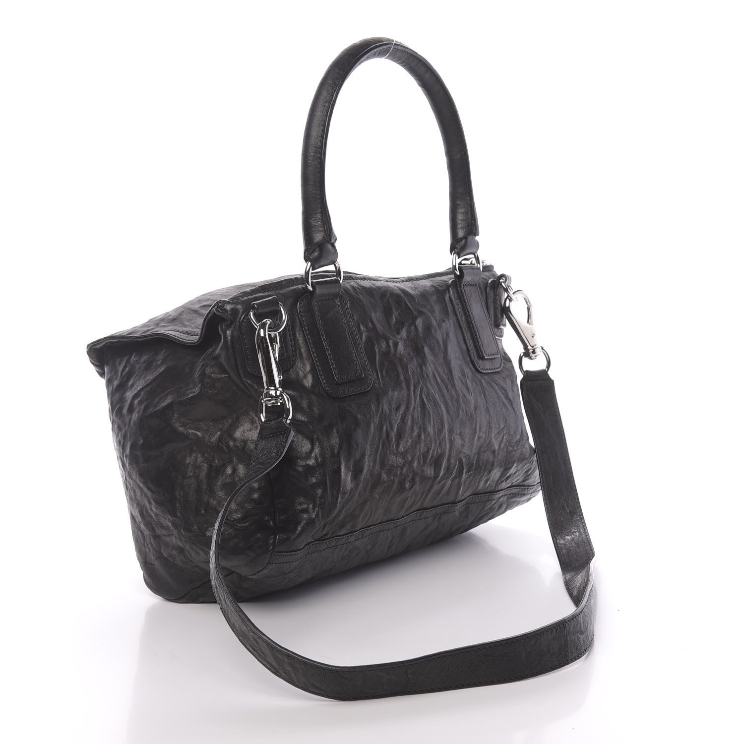 Givenchy Tumbled Sheepskin Medium Pandora Bag Black 4 of 11