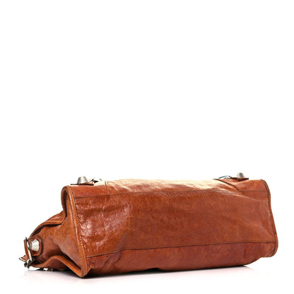 Balenciaga Agneau Giant 21 Silver Hardware City Orange Brulee 6 of 14
