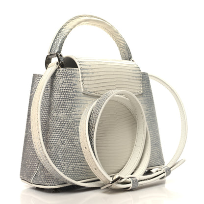 Louis Vuitton Lizard Capucines Mini White 3 of 11