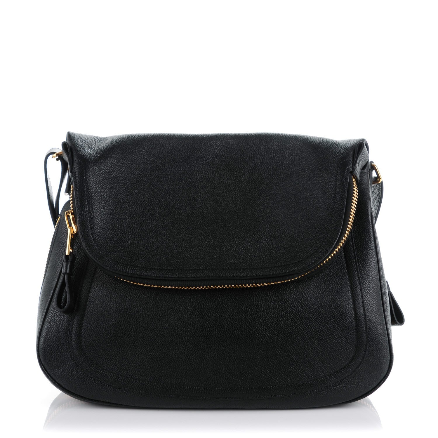 Tom Ford Pebbled Calfskin Large Jennifer Black 1 of 7