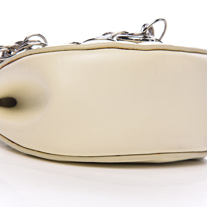 Chloe Calfskin Quilted Nano Drew Bijou Shoulder Bag White 9 of 11
